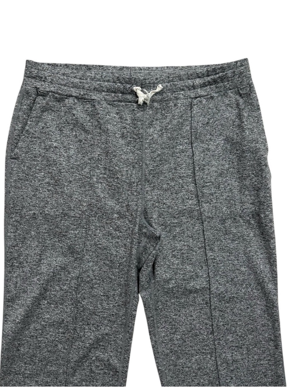 Vuori Wide Leg Knit Pants in Heather Gray Halo